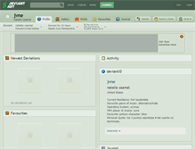 Tablet Screenshot of jvne.deviantart.com