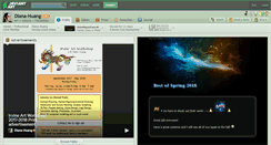 Desktop Screenshot of diana-huang.deviantart.com