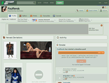 Tablet Screenshot of foulfiends.deviantart.com
