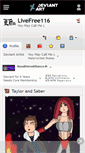 Mobile Screenshot of livefree116.deviantart.com