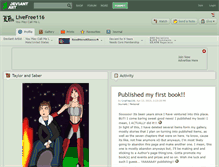 Tablet Screenshot of livefree116.deviantart.com