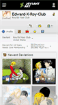 Mobile Screenshot of edward-x-roy-club.deviantart.com