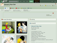 Tablet Screenshot of edward-x-roy-club.deviantart.com