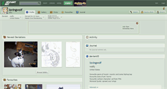 Desktop Screenshot of lovingwolf.deviantart.com