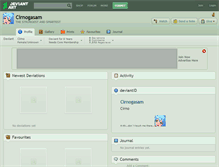 Tablet Screenshot of cirnogasam.deviantart.com