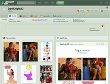 Tablet Screenshot of darkknight82.deviantart.com