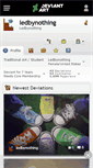 Mobile Screenshot of ledbynothing.deviantart.com