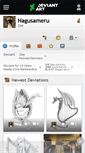 Mobile Screenshot of nagusameru.deviantart.com