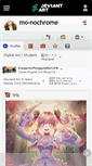 Mobile Screenshot of mo-nochrome.deviantart.com