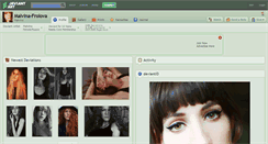 Desktop Screenshot of malvina-frolova.deviantart.com