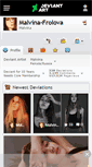 Mobile Screenshot of malvina-frolova.deviantart.com