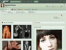 Tablet Screenshot of malvina-frolova.deviantart.com