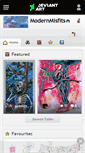 Mobile Screenshot of modernmisfits.deviantart.com
