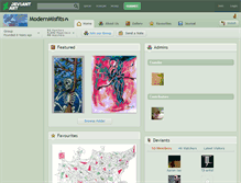 Tablet Screenshot of modernmisfits.deviantart.com