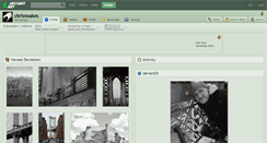 Desktop Screenshot of chrisnoakes.deviantart.com