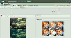 Desktop Screenshot of nervoustears.deviantart.com