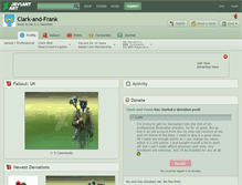 Tablet Screenshot of clark-and-frank.deviantart.com