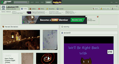 Desktop Screenshot of lobomon199.deviantart.com