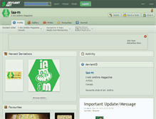 Tablet Screenshot of iaa-m.deviantart.com
