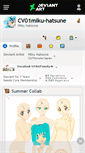 Mobile Screenshot of cv01miku-hatsune.deviantart.com