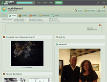 Tablet Screenshot of murf-the-surf.deviantart.com