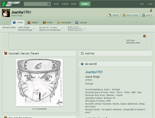 Tablet Screenshot of joanita1701.deviantart.com
