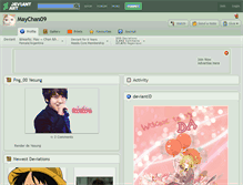 Tablet Screenshot of maychan09.deviantart.com