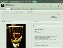 Tablet Screenshot of mattblacklamb.deviantart.com