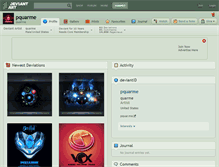Tablet Screenshot of pquarme.deviantart.com