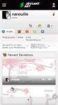 Mobile Screenshot of nanouille.deviantart.com
