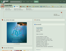 Tablet Screenshot of nyosrobon.deviantart.com