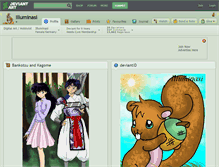 Tablet Screenshot of illuminasi.deviantart.com