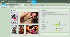 Desktop Screenshot of anime-fanart-world.deviantart.com