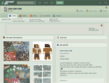 Tablet Screenshot of coe-coe-coe.deviantart.com