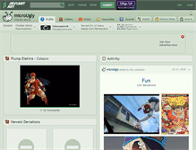 Tablet Screenshot of microugly.deviantart.com