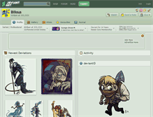 Tablet Screenshot of bilious.deviantart.com