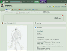 Tablet Screenshot of mineshaft.deviantart.com