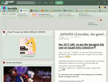 Tablet Screenshot of koruldia.deviantart.com