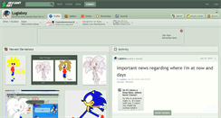 Desktop Screenshot of lugiaboy.deviantart.com