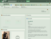 Tablet Screenshot of bandler82.deviantart.com