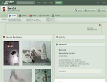 Tablet Screenshot of bern24.deviantart.com