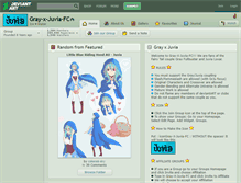 Tablet Screenshot of gray-x-juvia-fc.deviantart.com