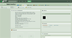 Desktop Screenshot of digital-insanity.deviantart.com