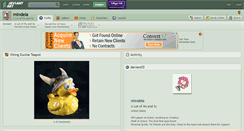 Desktop Screenshot of mindela.deviantart.com