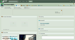 Desktop Screenshot of decomposinglight.deviantart.com