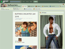 Tablet Screenshot of buffnessclub.deviantart.com