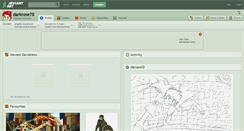 Desktop Screenshot of darkrose78.deviantart.com