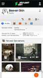 Mobile Screenshot of beaver-skin.deviantart.com