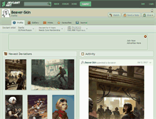 Tablet Screenshot of beaver-skin.deviantart.com