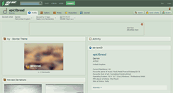 Desktop Screenshot of epicxbread.deviantart.com
